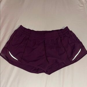 Women's Purple Athletic Shorts